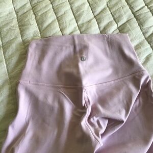 Lululemon Align leggings size 4 light pink